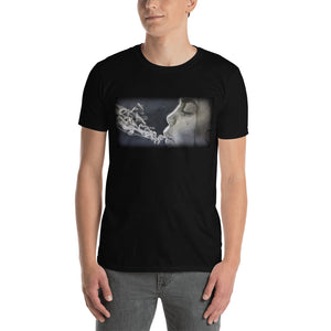 Bild in Slideshow öffnen, Mujer Soplando | CDMX - Kurzärmeliges Unisex-T-Shirt
